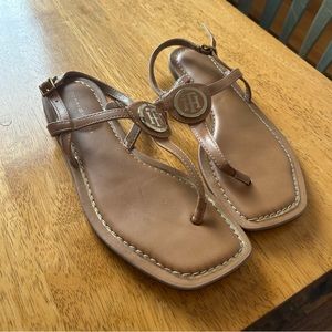 Tommy Hilfiger brown sandals size 6.5
